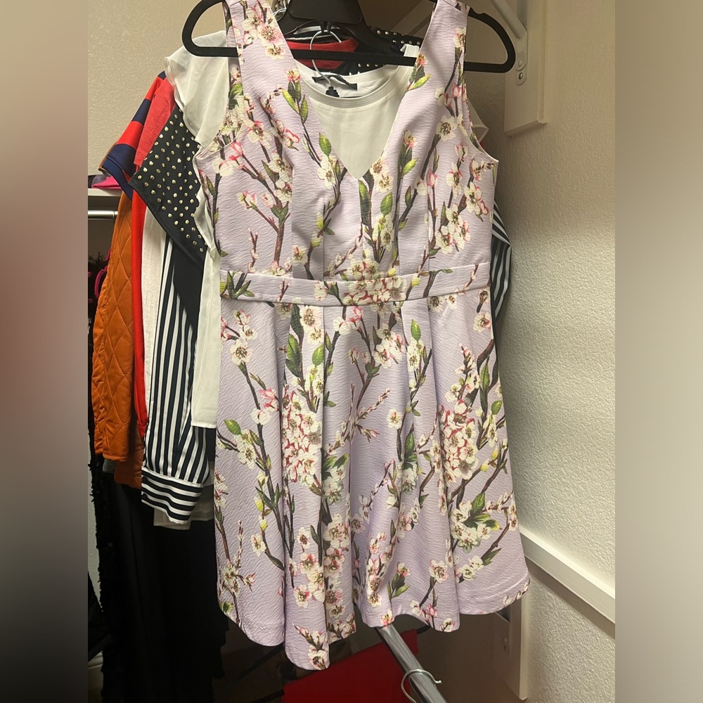 Gianni Bini Purple low back dress